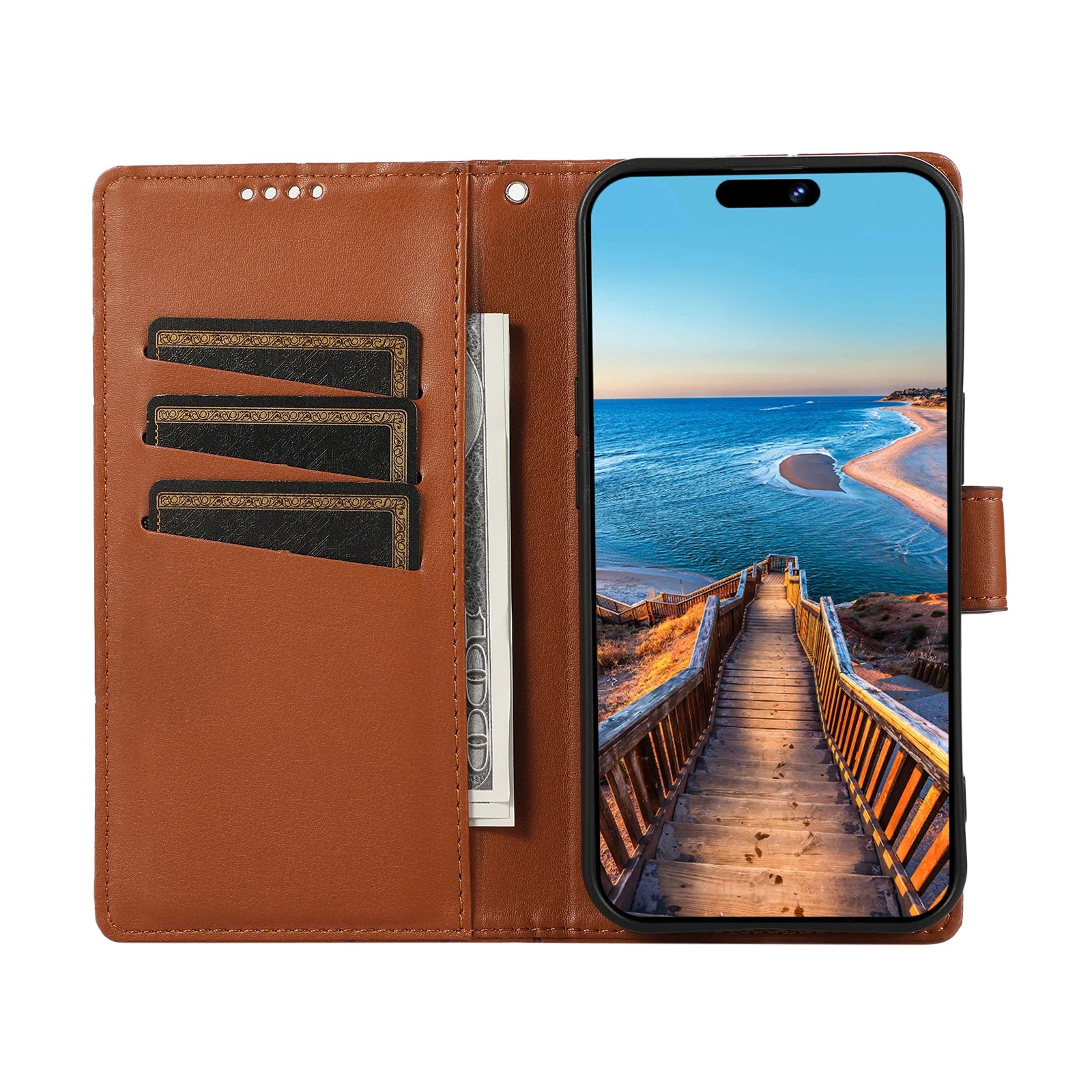 Wallet Flip Leather Galaxy A and M Case - DealJustDeal