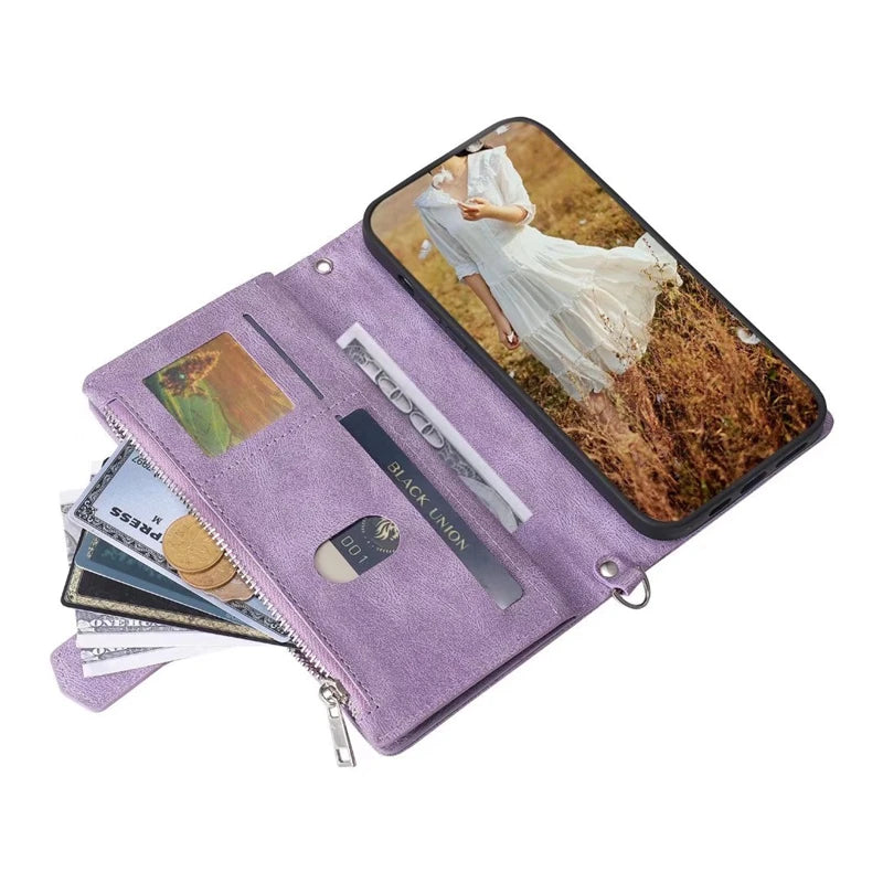 Magnetic Card Pocket Wallet Galaxy Note and S Case - DealJustDeal