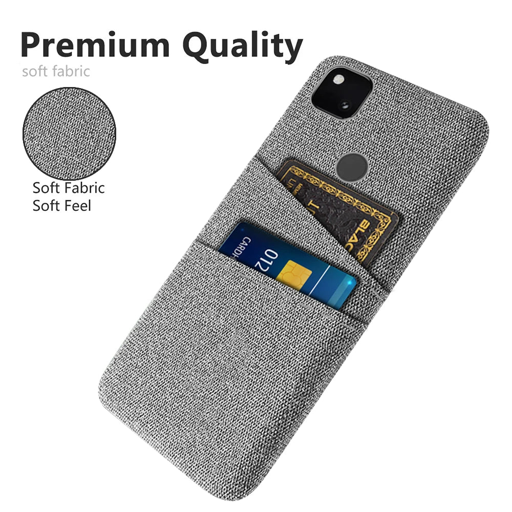 Dual Card Fabric Cloth Google Case - DealJustDeal