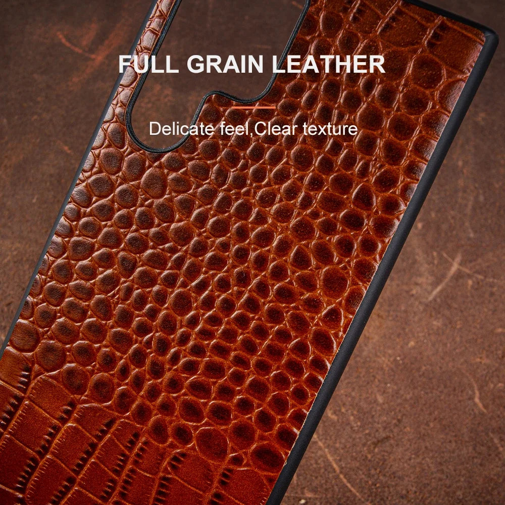 Genuine Leather galaxy S Case - DealJustDeal