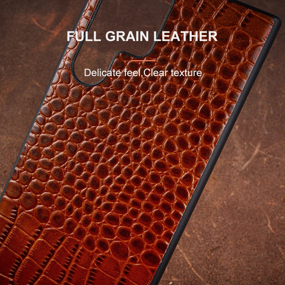 Genuine Leather galaxy Note and S Case - DealJustDeal