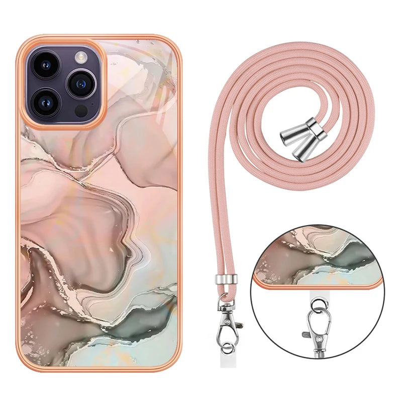 Crossbody Necklace Lanyard Cord iPhone Case - DealJustDeal