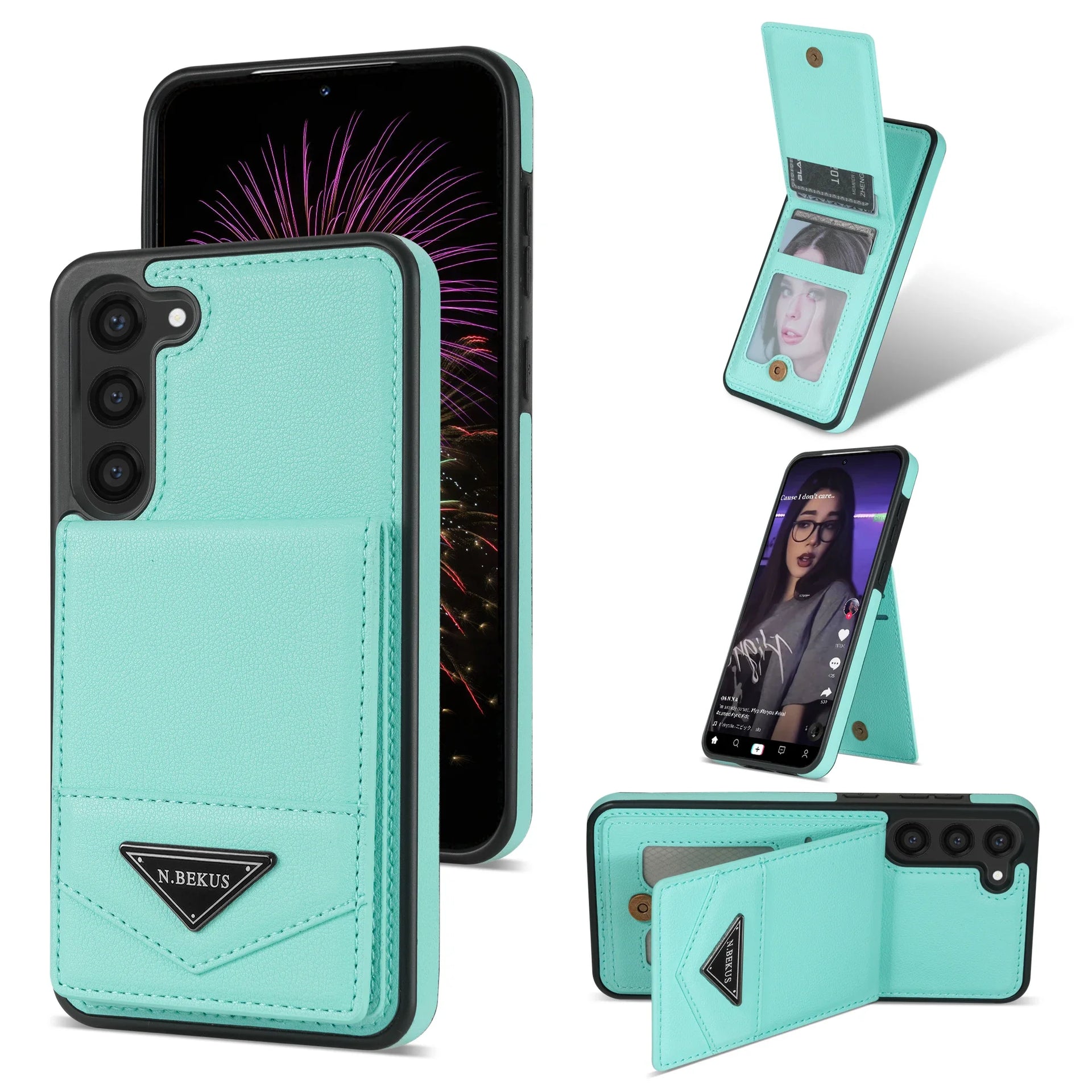 Magnetic Kickstand Flip Wallet Galaxy A Case - DealJustDeal