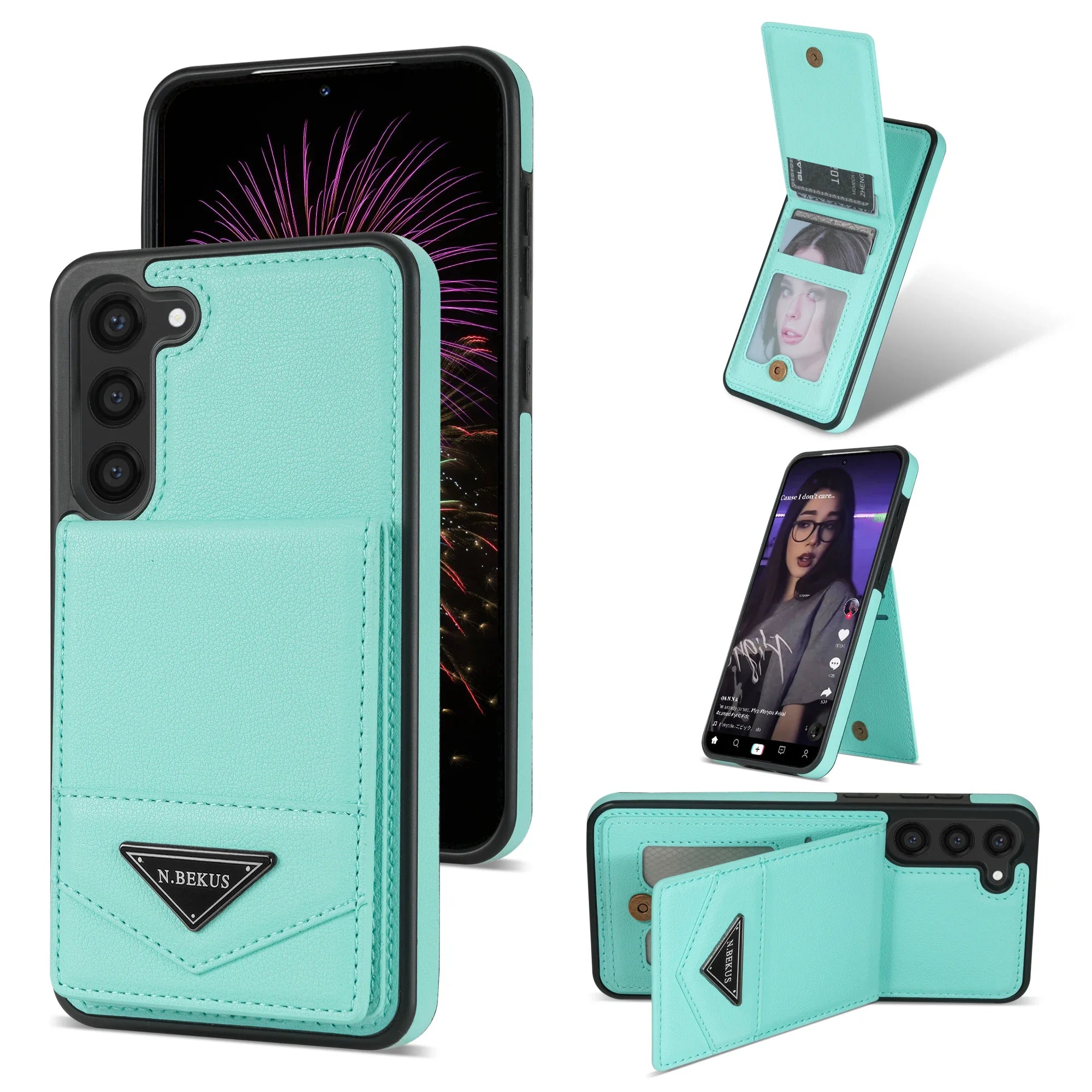 Magnetic Kickstand Flip Wallet Galaxy S Case - DealJustDeal