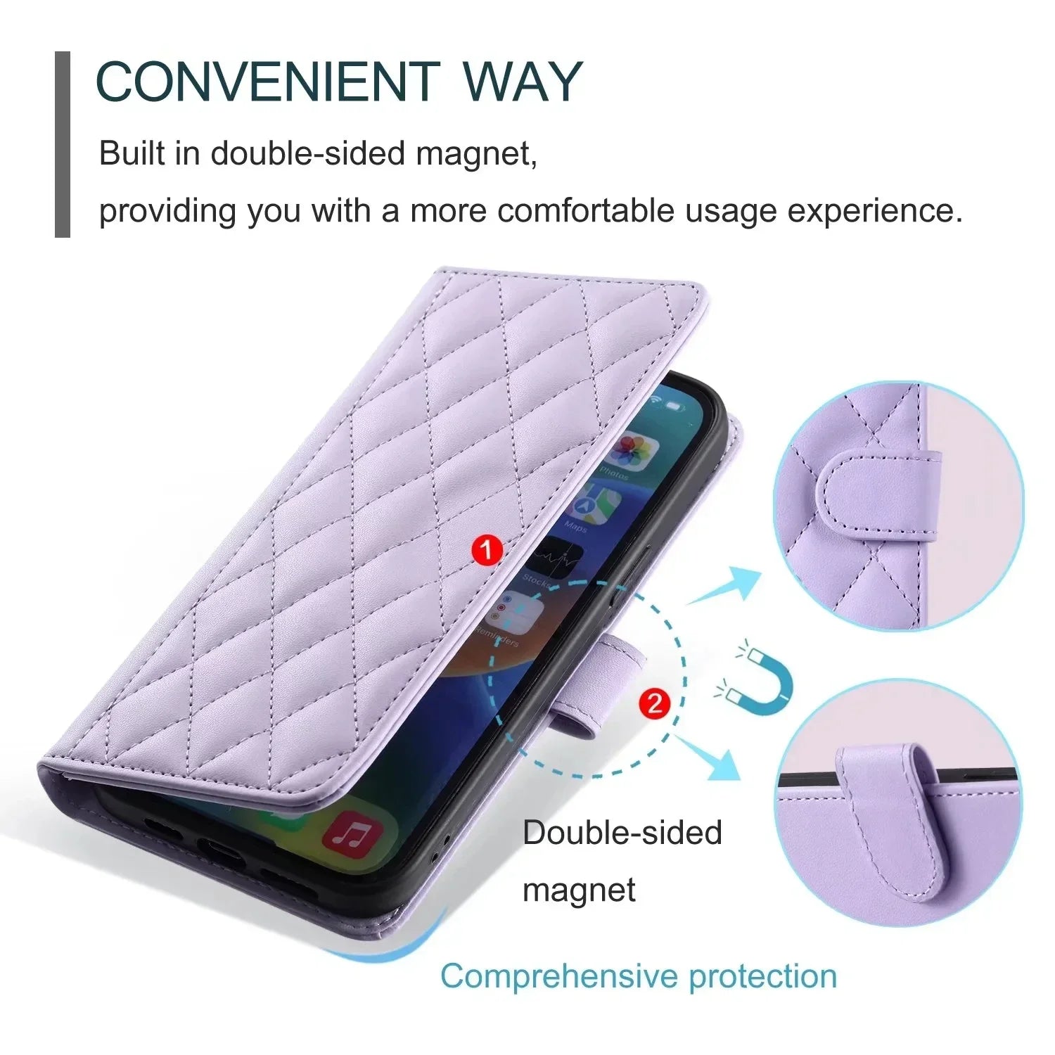 Wallet Card Flip Leather Galaxy A Case - DealJustDeal