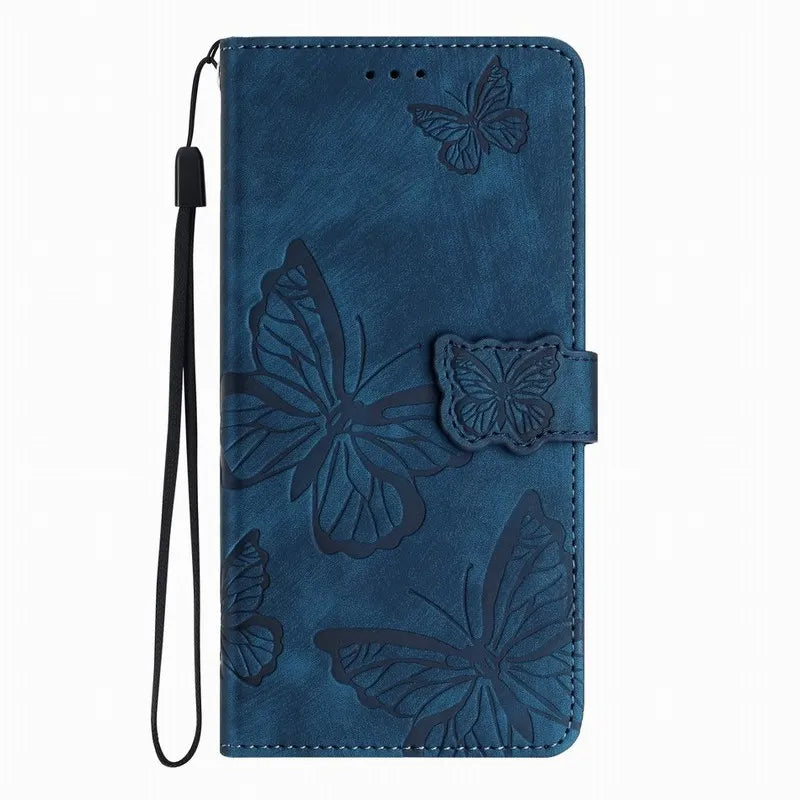 3D Cute Butterfly Card Slot Wallet iPhone Case - DealJustDeal