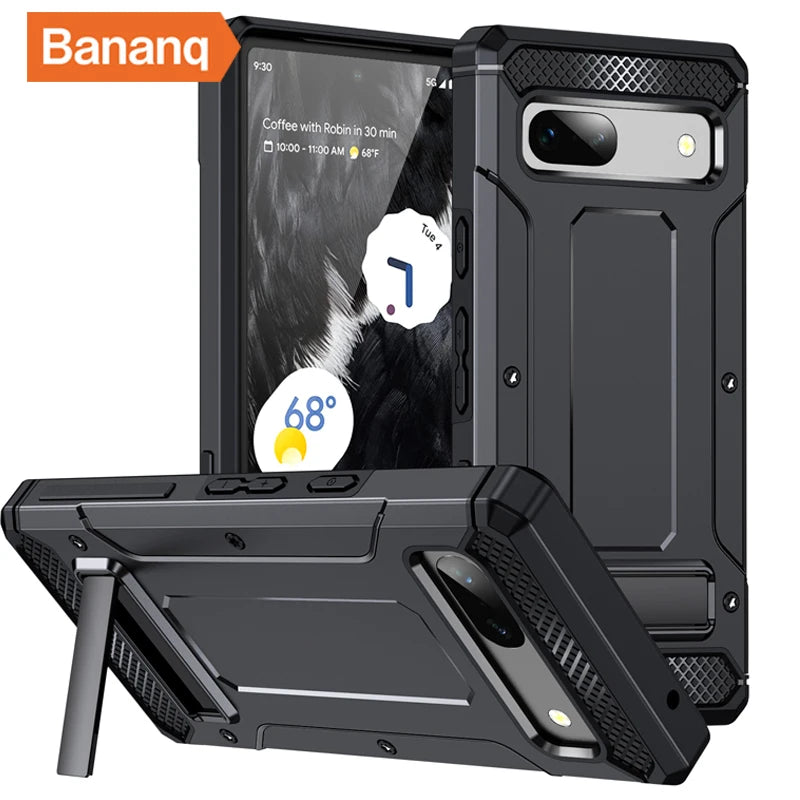 Invisible Kickstand Holder Shockproof Armor Google Case - DealJustDeal