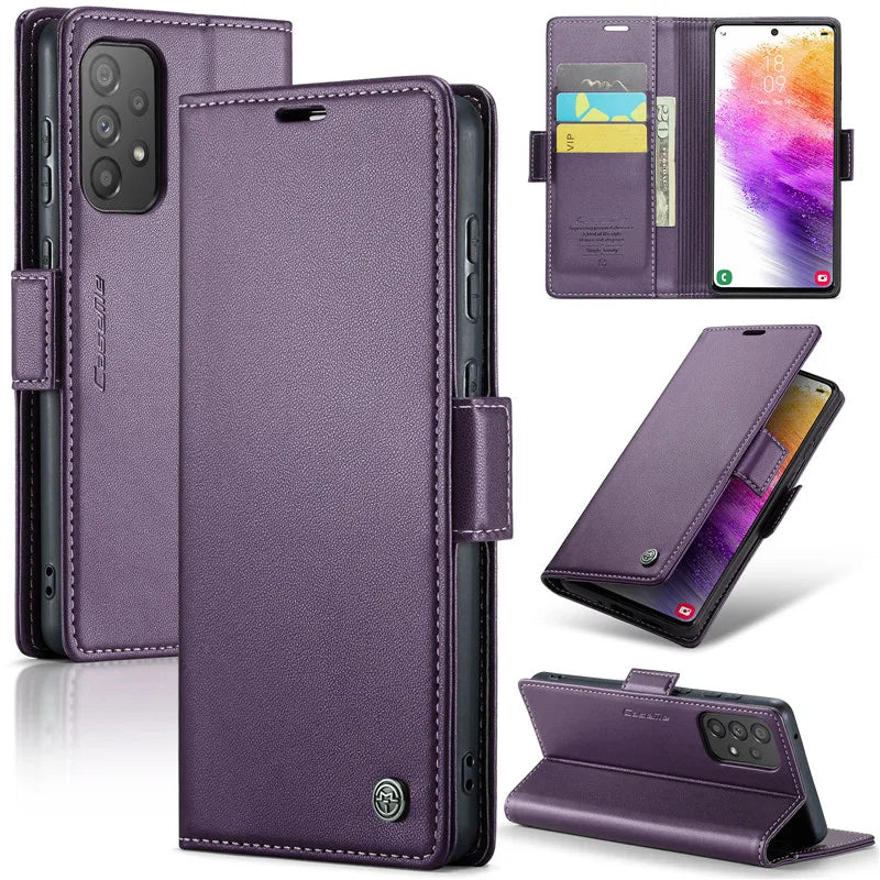 Purse Card Flip Wallet Leather Galaxy A, M and Note Case - DealJustDeal