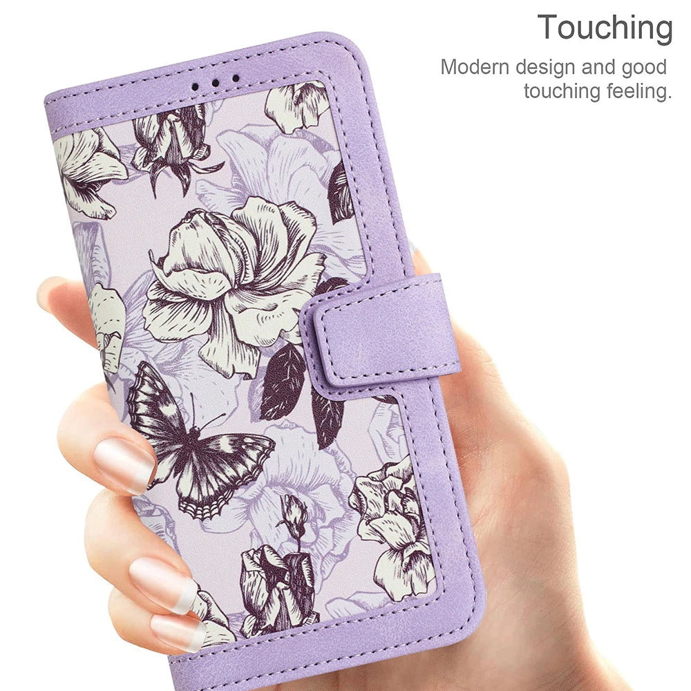 Wrist Strap Leather Flip Wallet Galaxy S Case - DealJustDeal