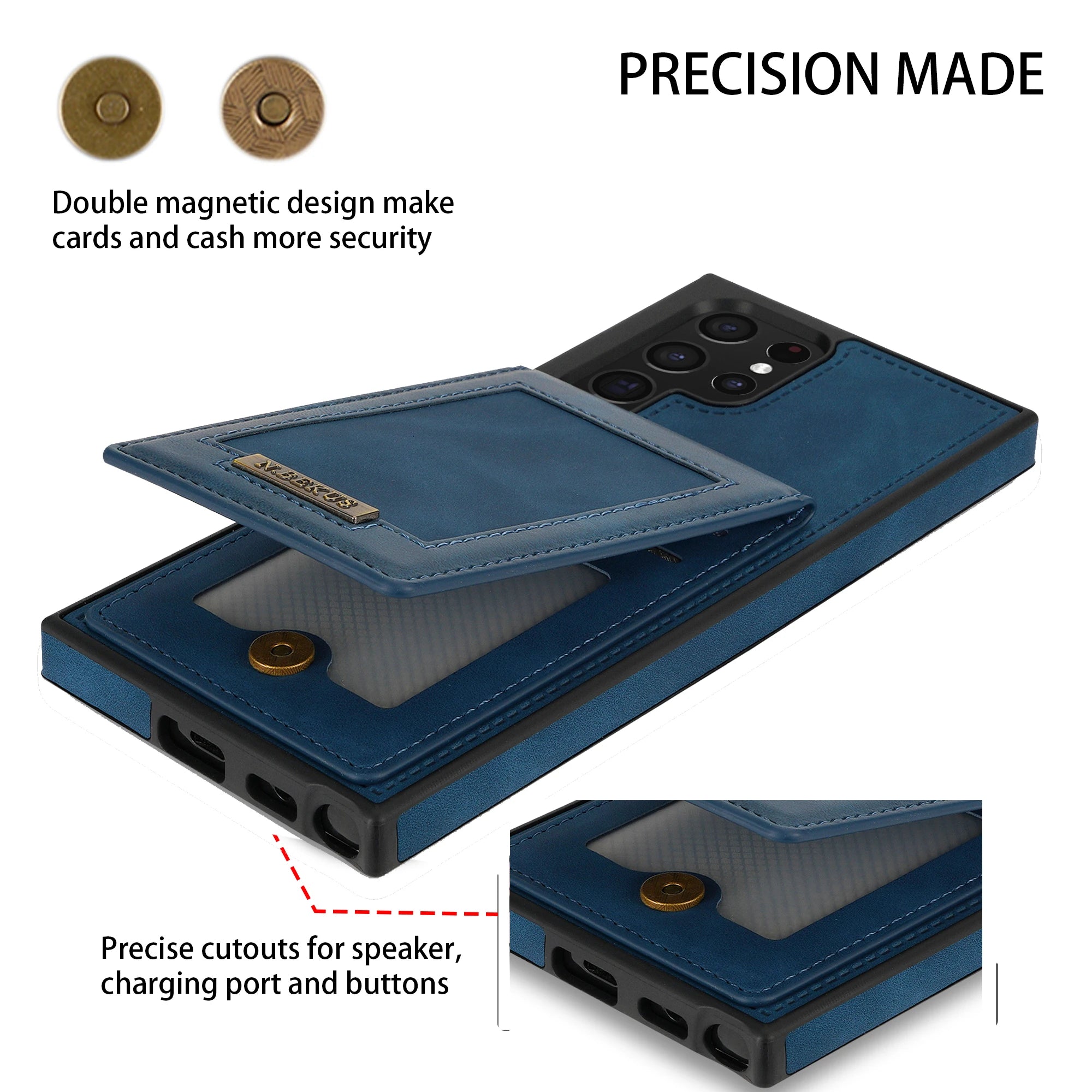 Wallet Card Leather Flip Galaxy S Case - DealJustDeal