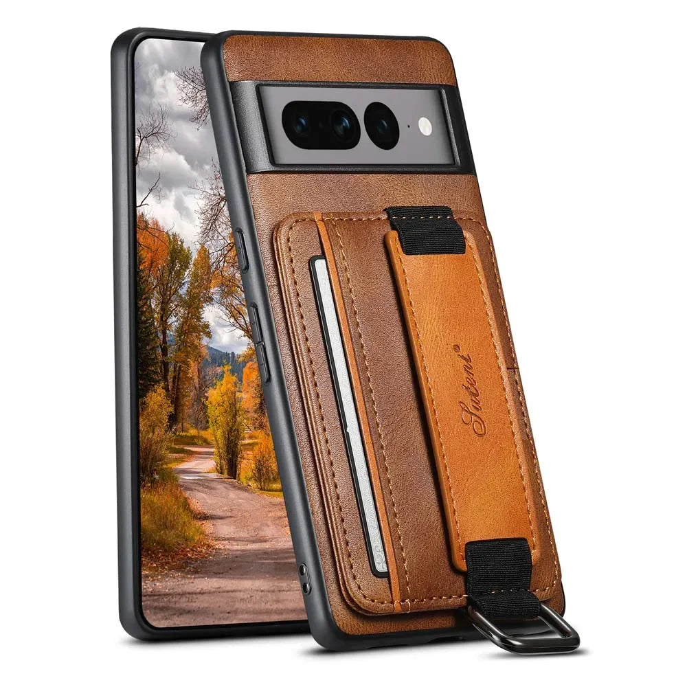 Wristband Strap Leather Shockproof Google Case - DealJustDeal