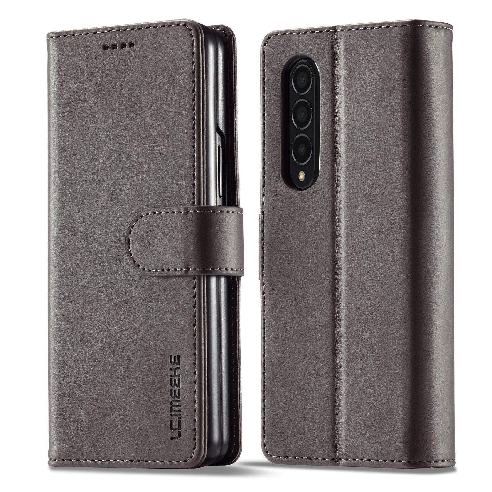 Folding Flip Leather Wallet Galaxy Z Fold Case - DealJustDeal