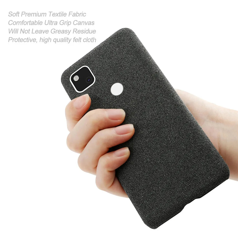 Fabric and Anti-Slip Grip Google Case - DealJustDeal