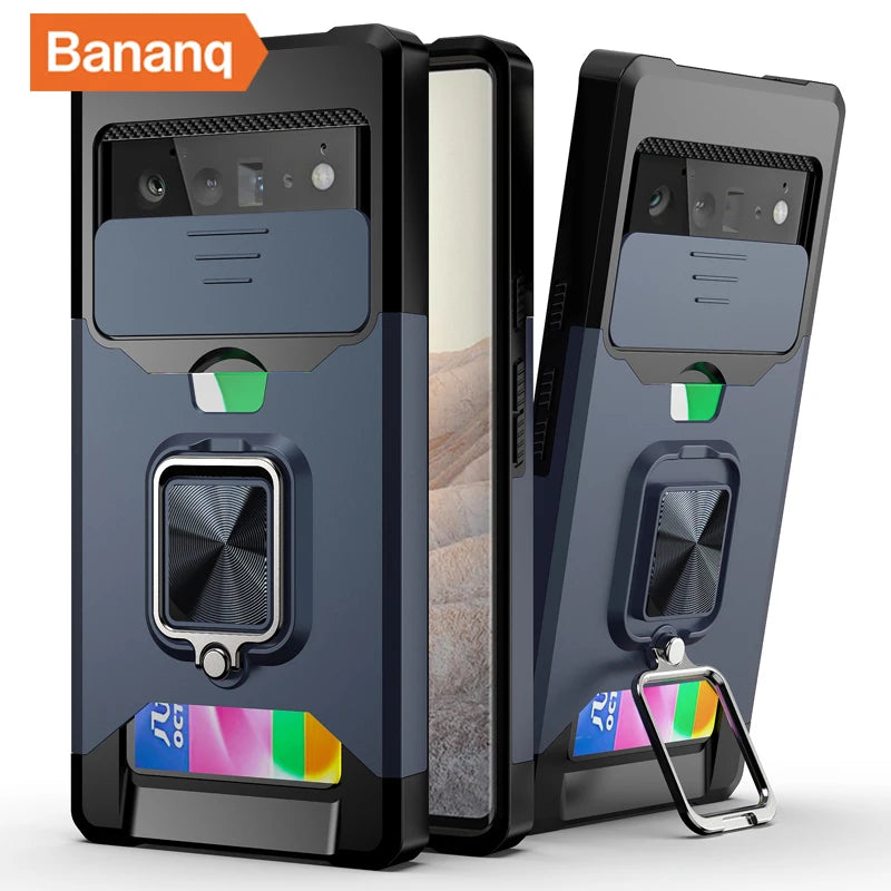 Card Slot Stand Phone Lens Protection Google Case - DealJustDeal