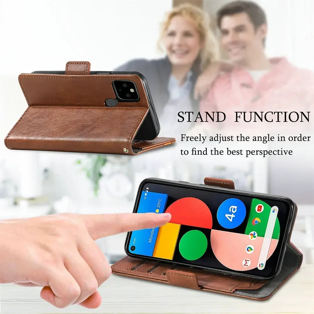 Anti-theft Leather Wallet Google Case - DealJustDeal