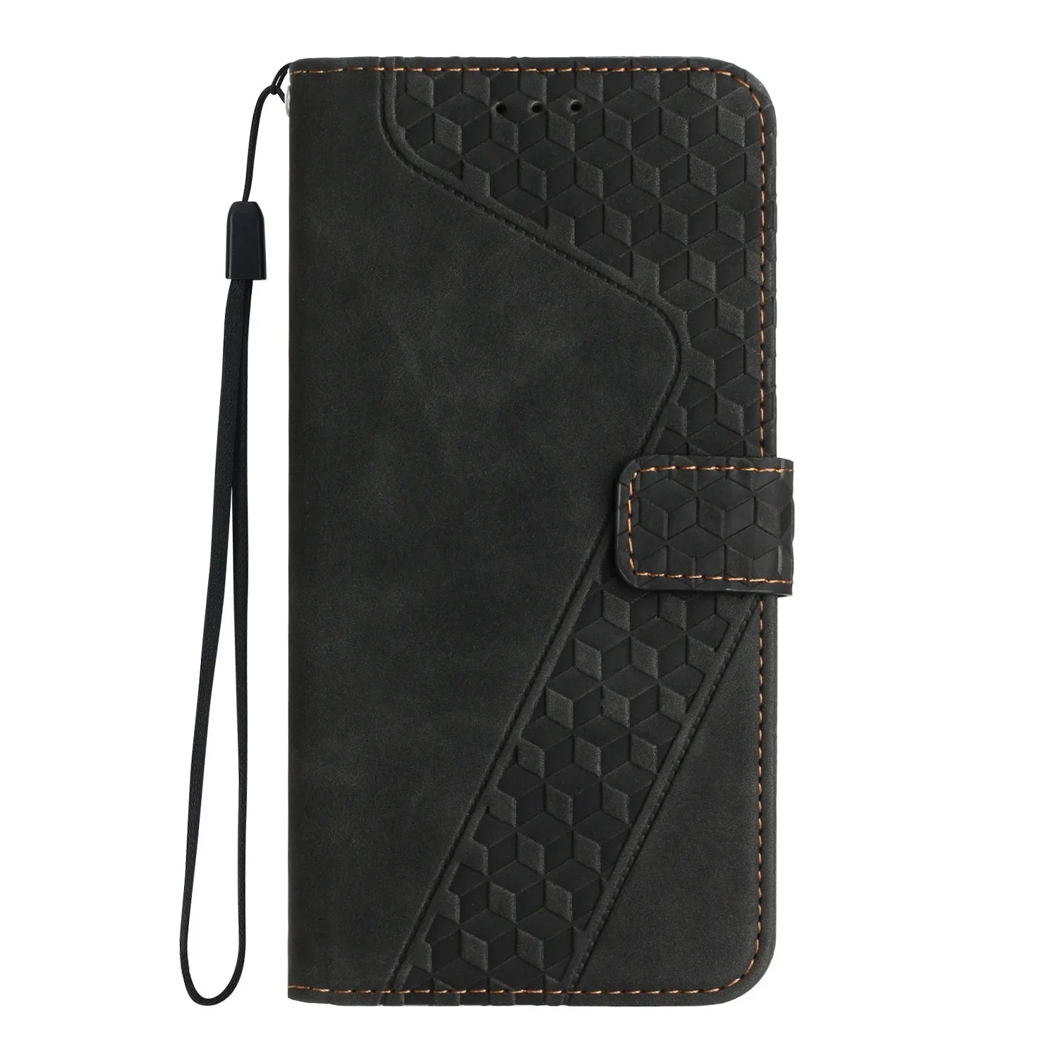 Embossed Wallet PU Leather Google Case - DealJustDeal