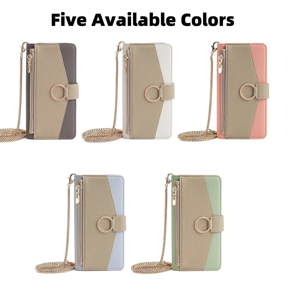 Crossbody Leather Wallet Google Case - DealJustDeal