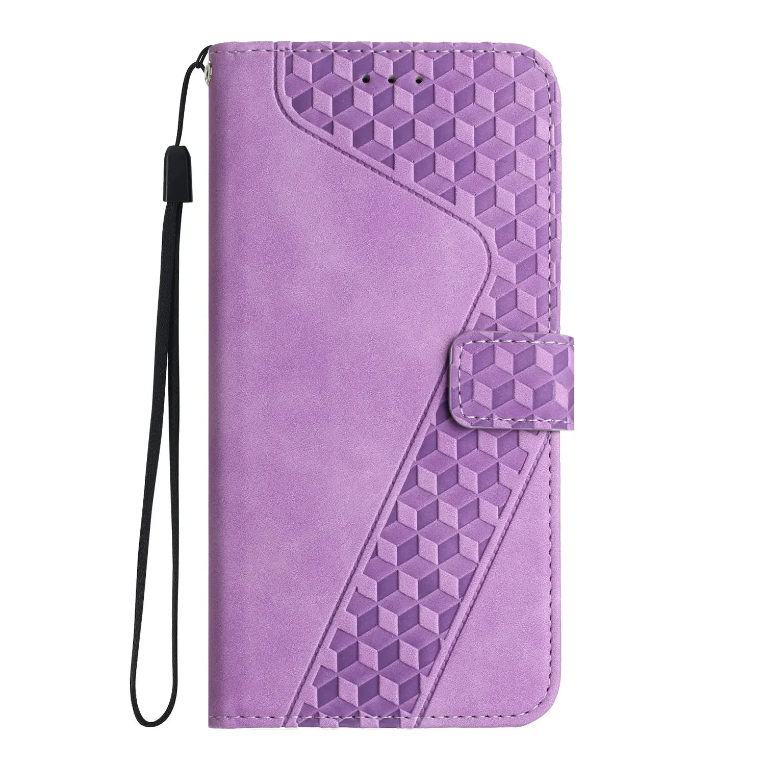 Embossed Wallet PU Leather Google Case - DealJustDeal