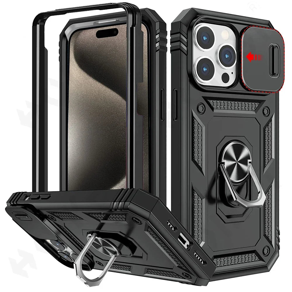 Rugged Slide Camera iPhone Case - DealJustDeal