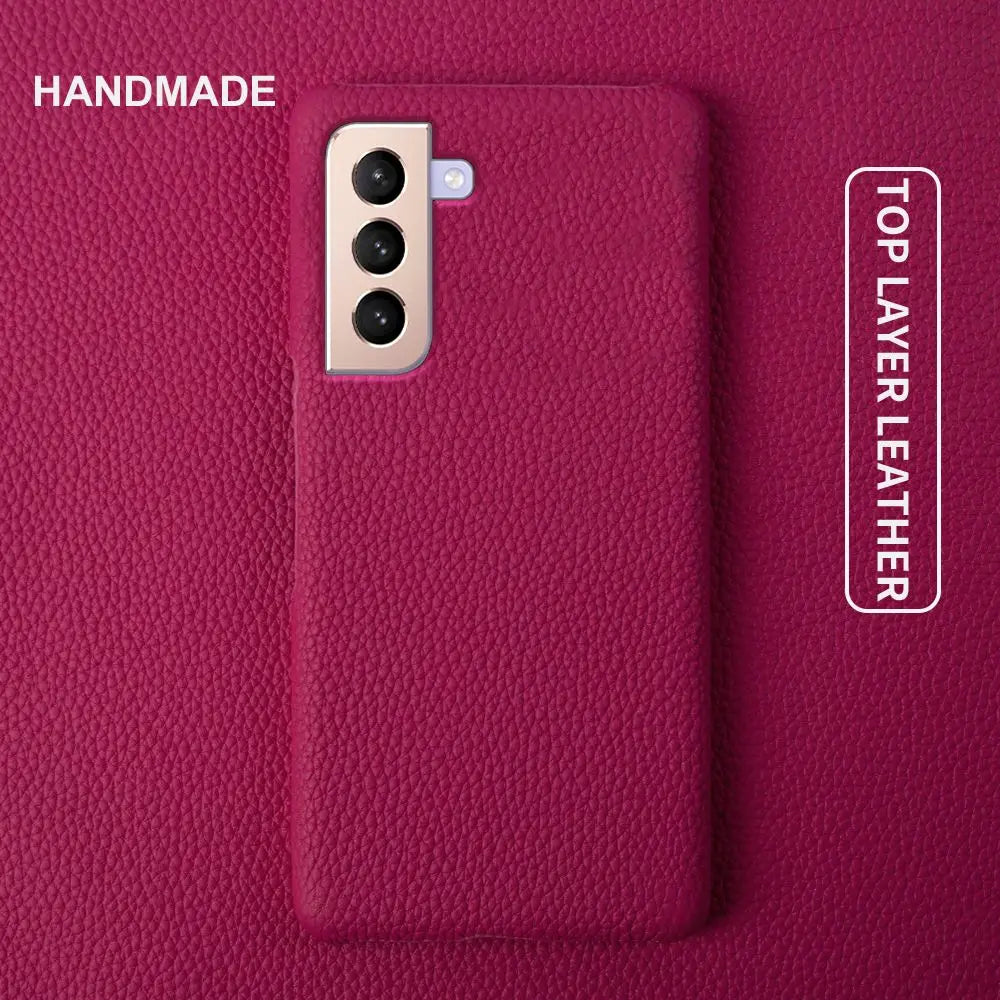 Luxury Genuine Leather Galaxy S Case - DealJustDeal