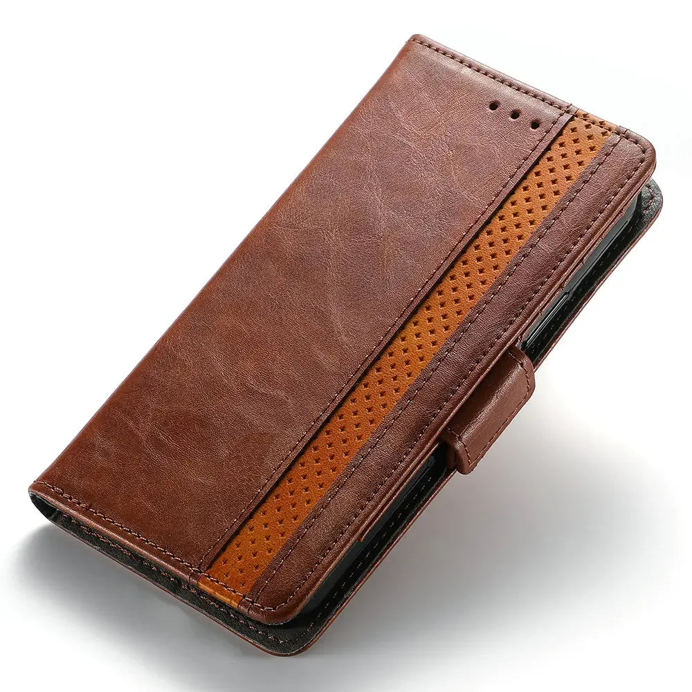 Anti-theft Leather Wallet Google Case - DealJustDeal