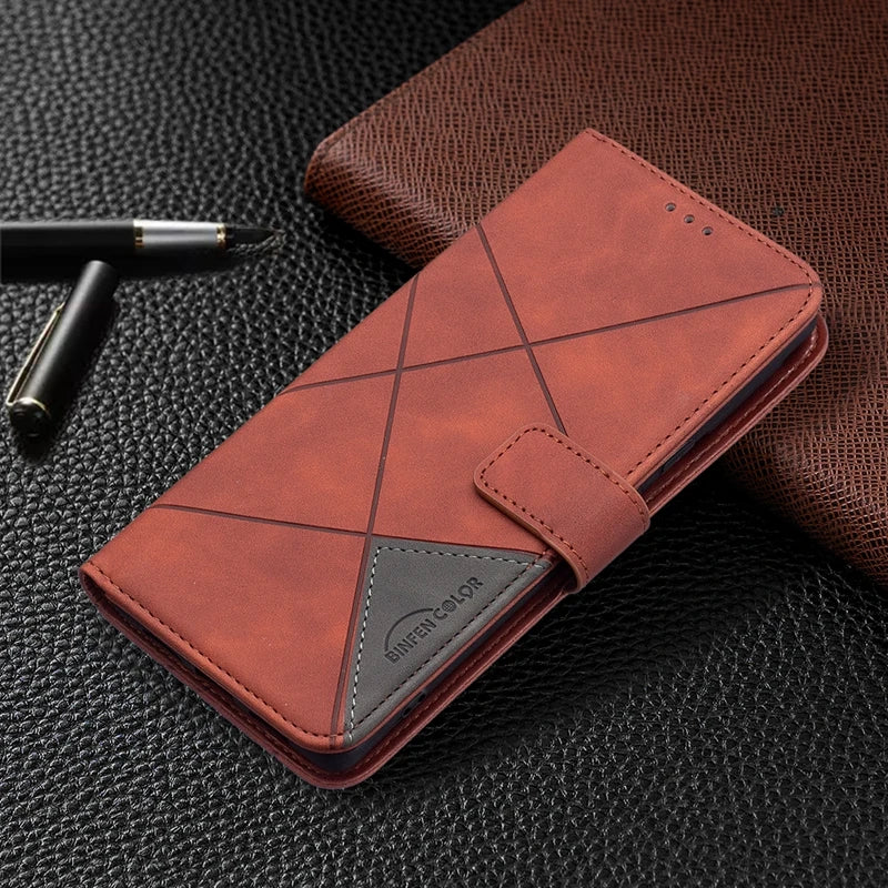 Anti-falling Wallet Magnetic Flip Leather Google Case - DealJustDeal