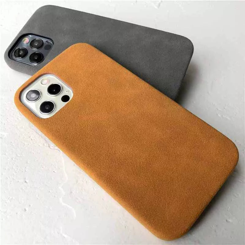 anti-skid Ultra thin Suede Texture leather iPhone Case - DealJustDeal