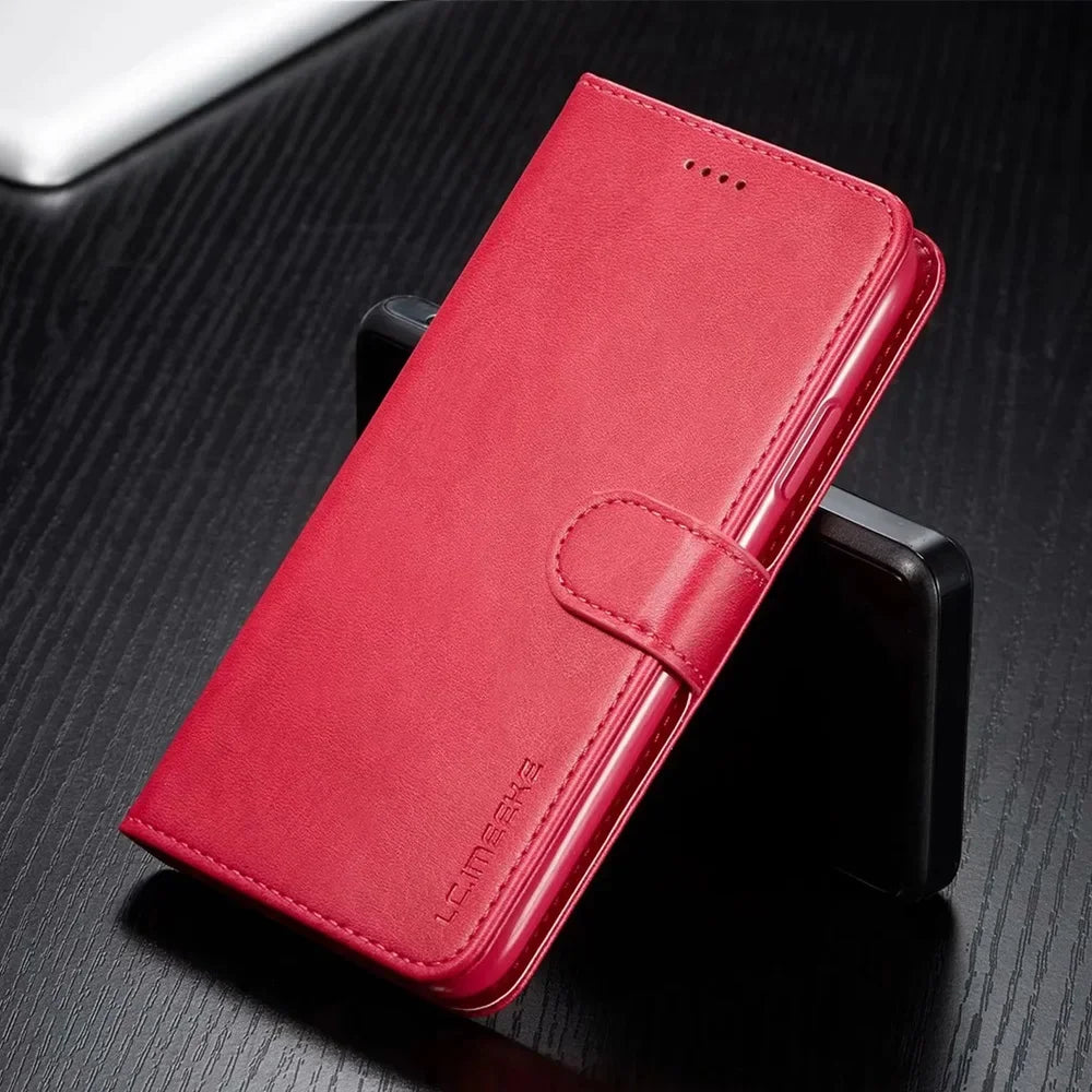 Flip Cover Card Slot Leather Wallet iPhone Case - DealJustDeal