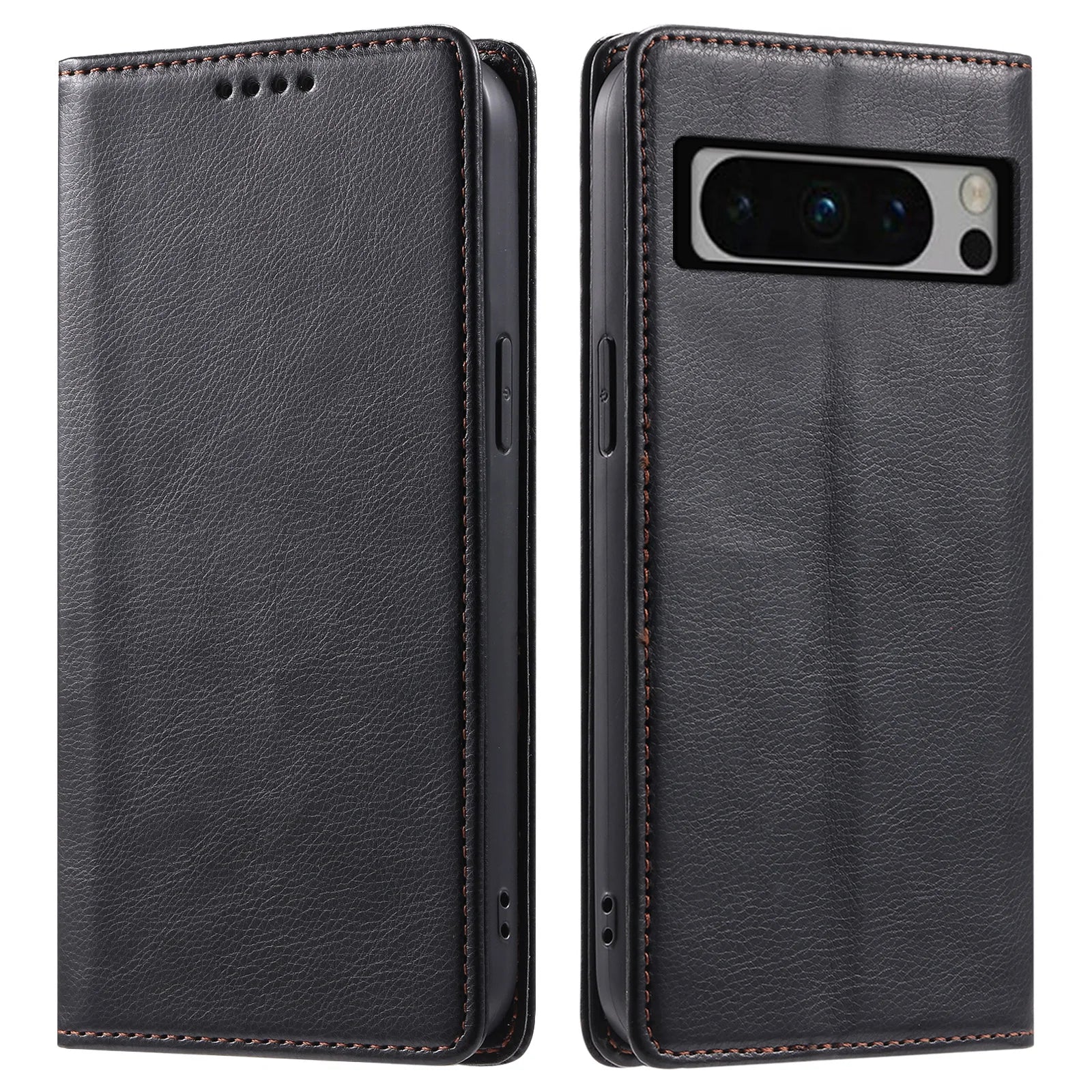 Magnetic Flip Card Slot Wallet Flip Leather Google Case - DealJustDeal