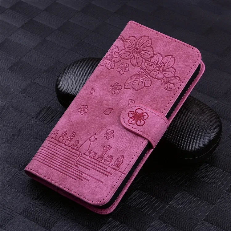 Magnetic Wallet Bracket Leather Flip iPhone Case - DealJustDeal