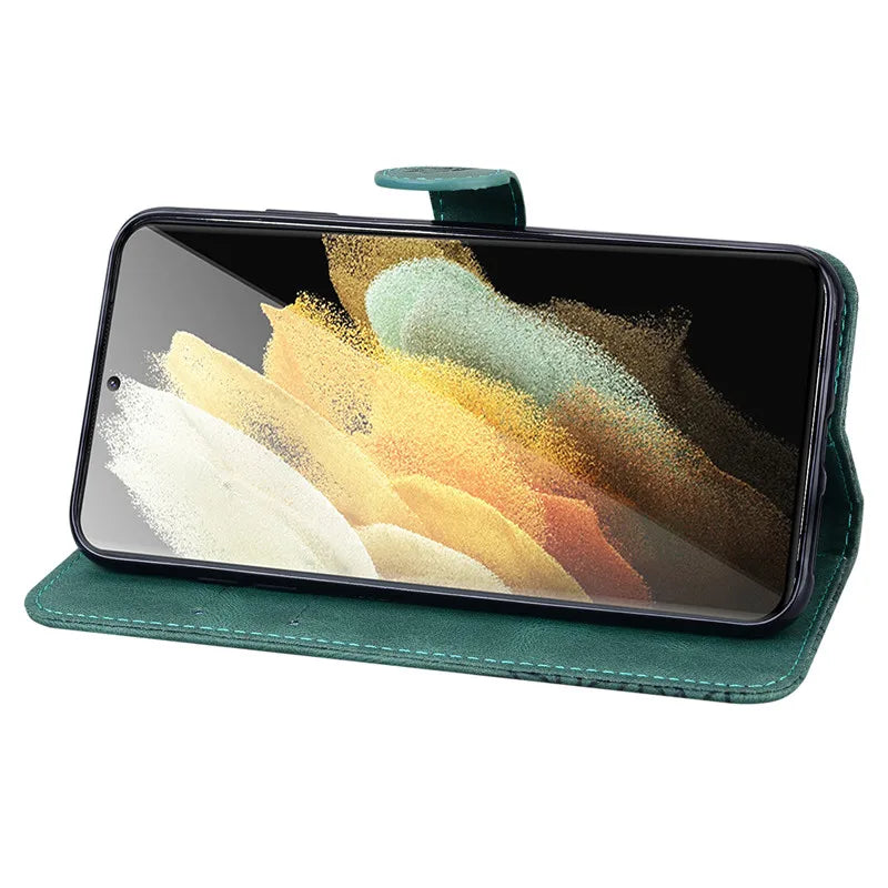 Wallet Bags Flip Butterfly Leather Galaxy S Case - DealJustDeal