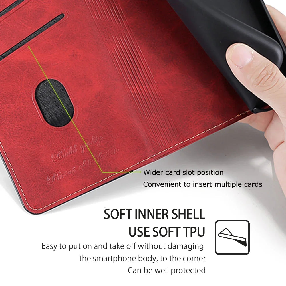 Magnetic Wallet Flip Leather Google Case - DealJustDeal