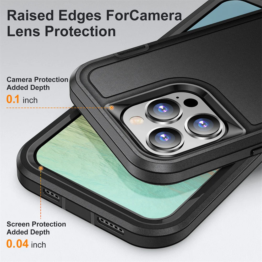 Heavy Duty Shockproof Anti-Scratch Rugged Protective iPhone Case - DealJustDeal