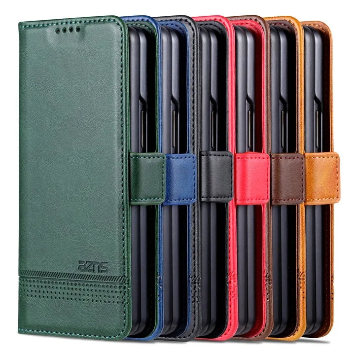 Texture Wallet Magnet Leather Galaxy Z Fold Case - DealJustDeal