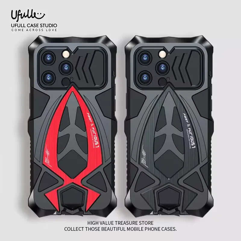 Shockproof Armor All Inclusive Metal iPhone Case - DealJustDeal