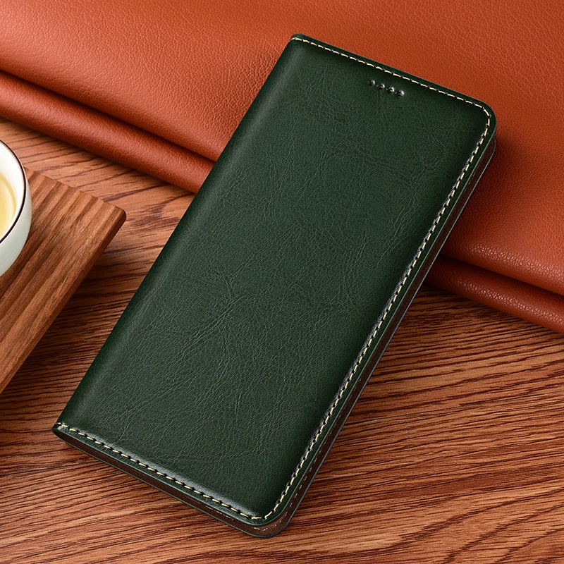 Flip Wallet Genuine Leather Galaxy S Case - DealJustDeal