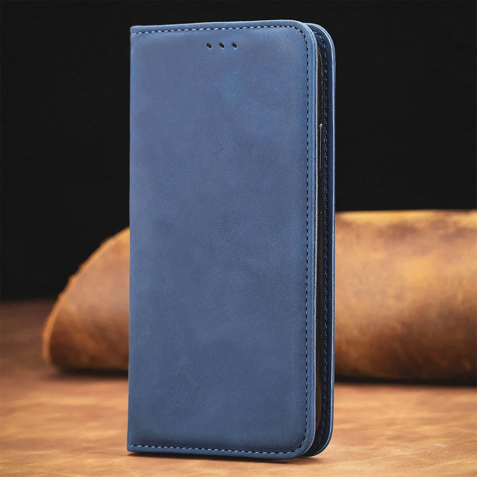 Business Flip Wallet Leather Galaxy A, M, Note and S Case - DealJustDeal