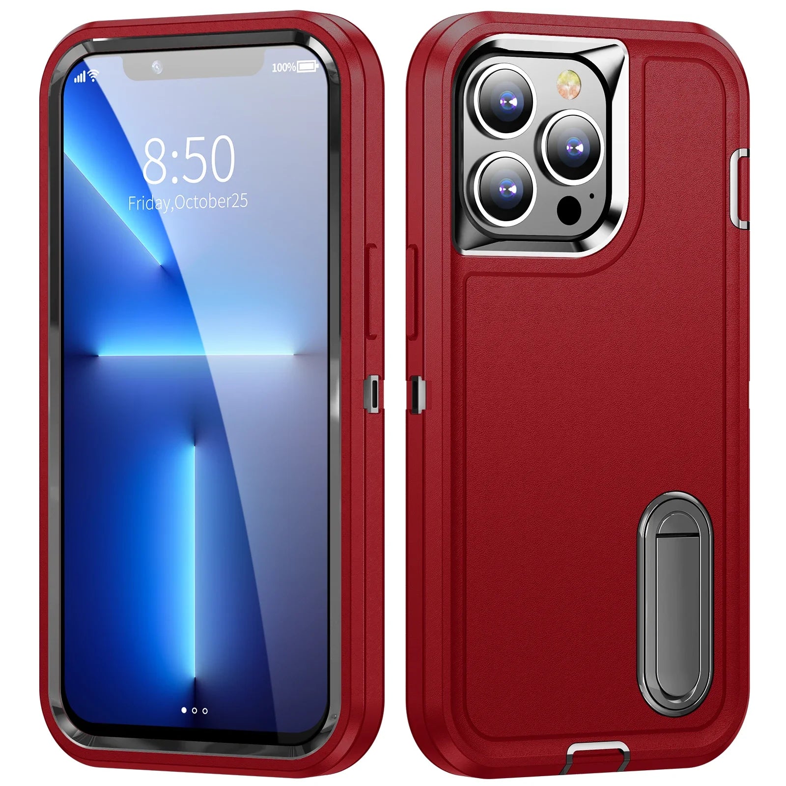 Plastic TPU Armor Shockproof Defend iPhone Case - DealJustDeal