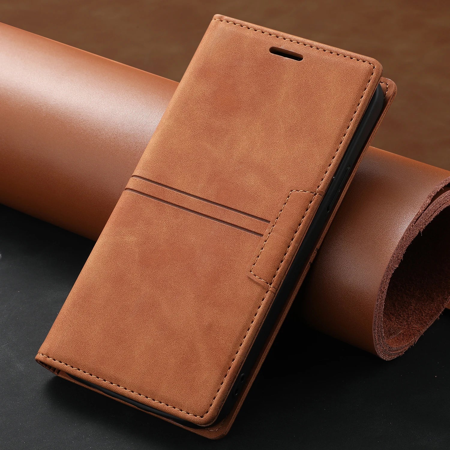 Wallet Leather Flip Galaxy A, F and M Case - DealJustDeal