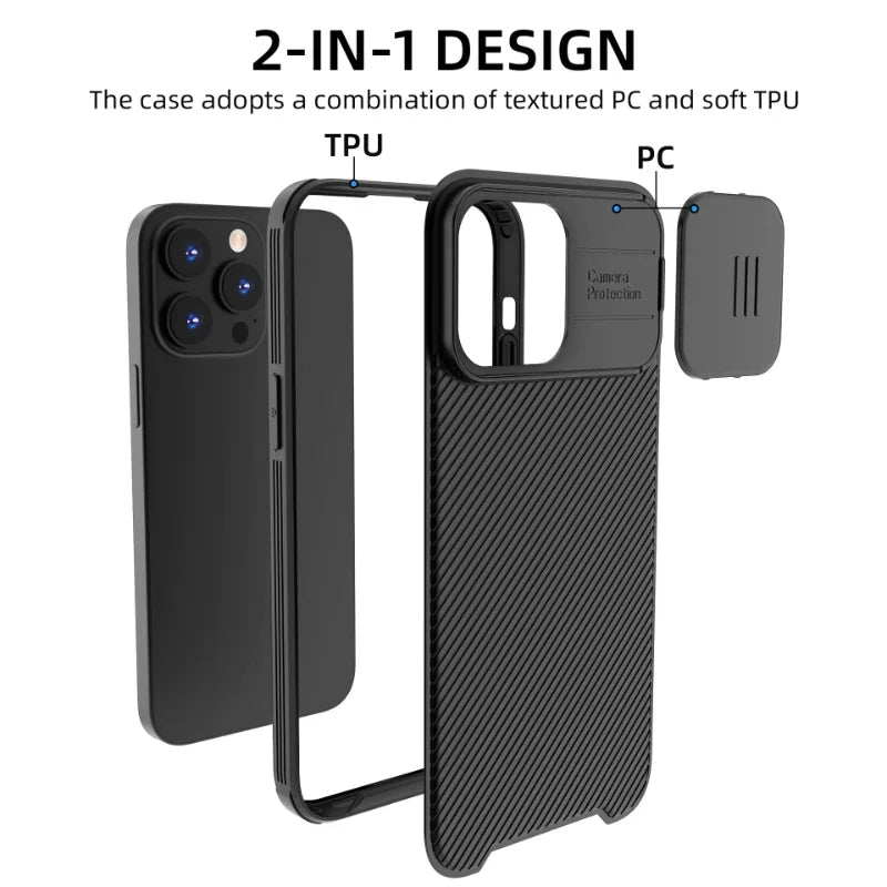 Push window protection lens Magnetic iPhone Case - DealJustDeal