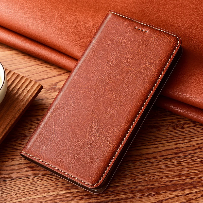 Flip Wallet Genuine Leather Galaxy S Case - DealJustDeal