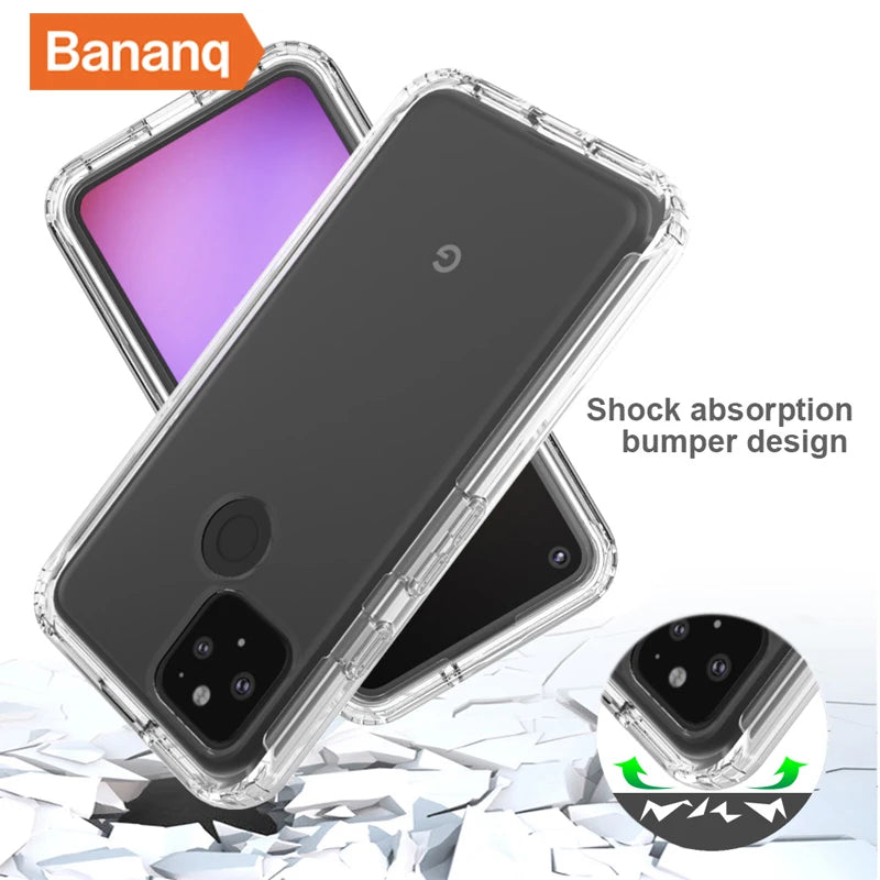 Transparent Gradient Color Shockproof Google Case - DealJustDeal