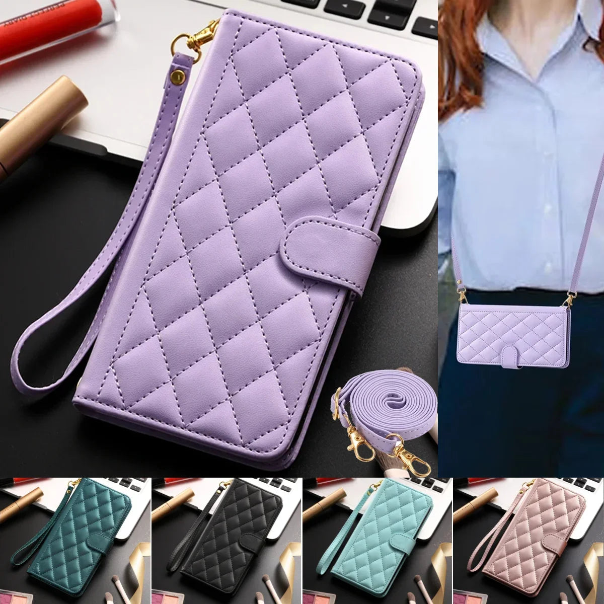 Wallet Card Flip Leather Galaxy S Case - DealJustDeal