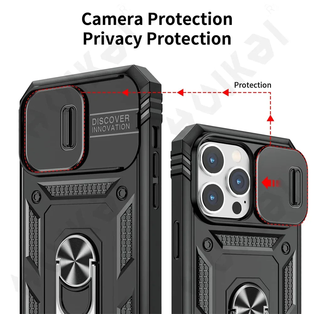 Rugged Slide Camera iPhone Case - DealJustDeal