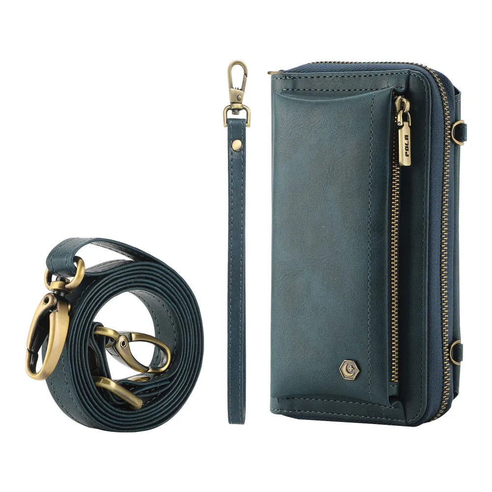 Crossbody Wallet Leather Galaxy S and Note Case - DealJustDeal