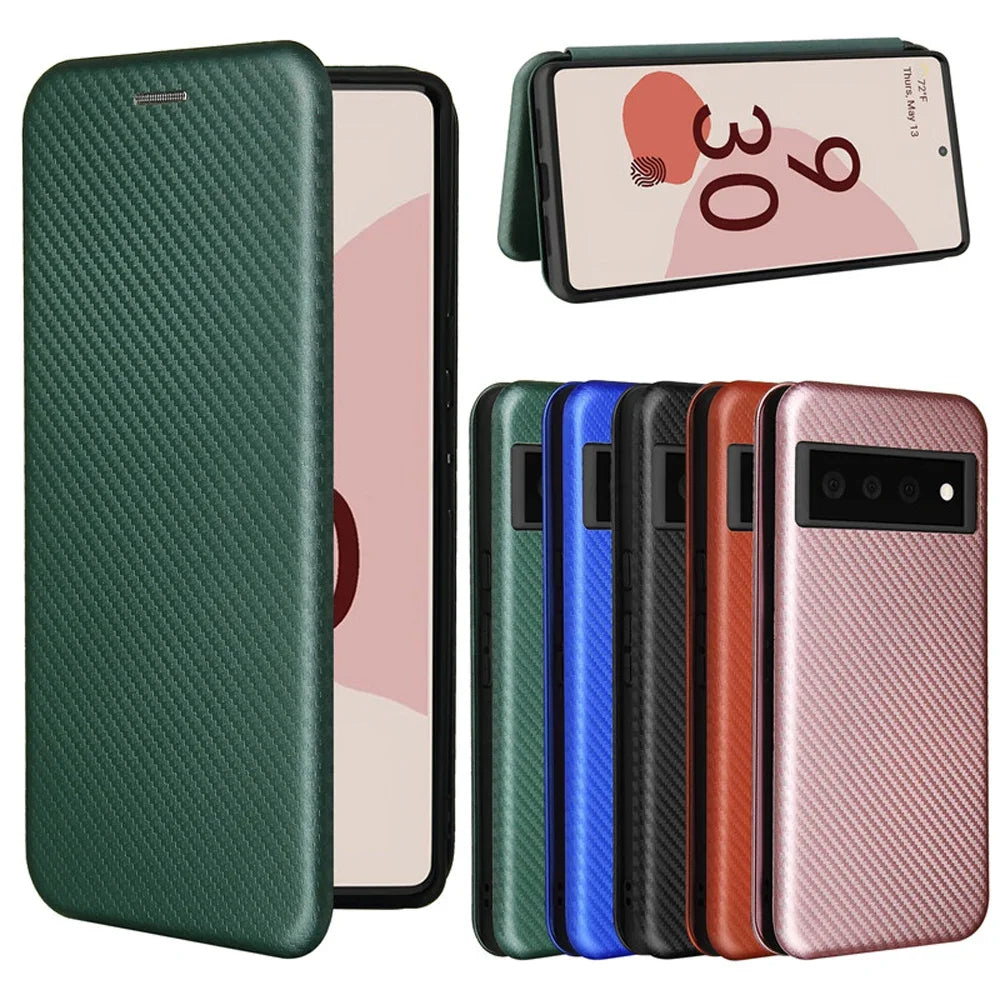 Magnetic Leather Book Google Case - DealJustDeal