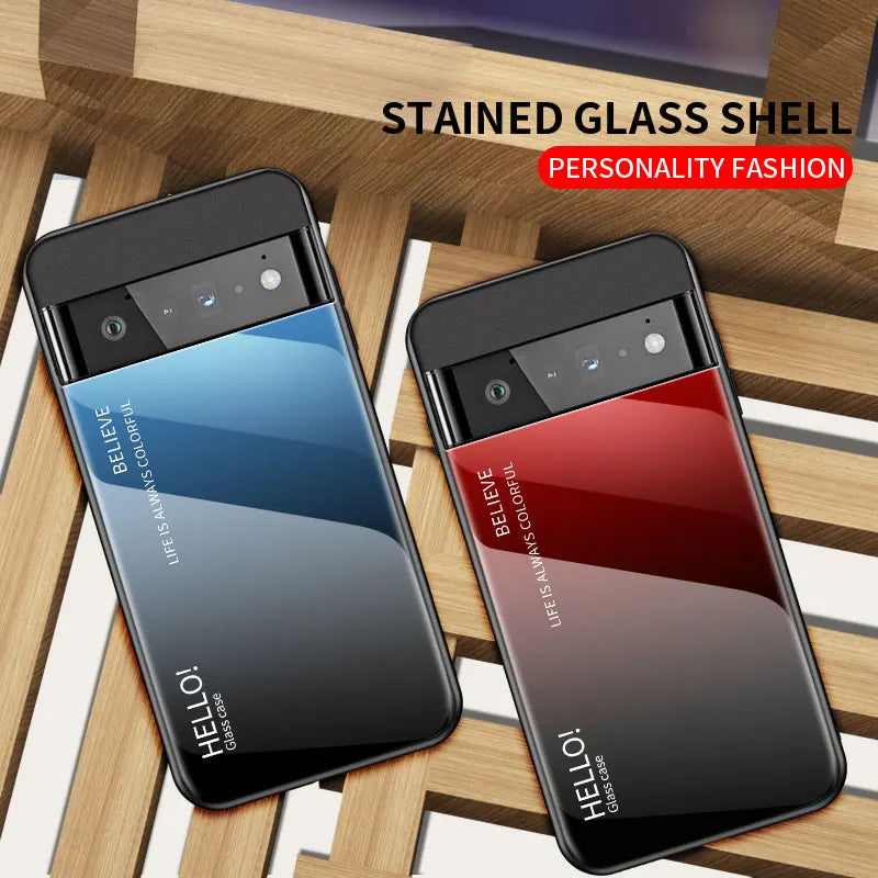 Gradient Tempered Glass Google Case - DealJustDeal