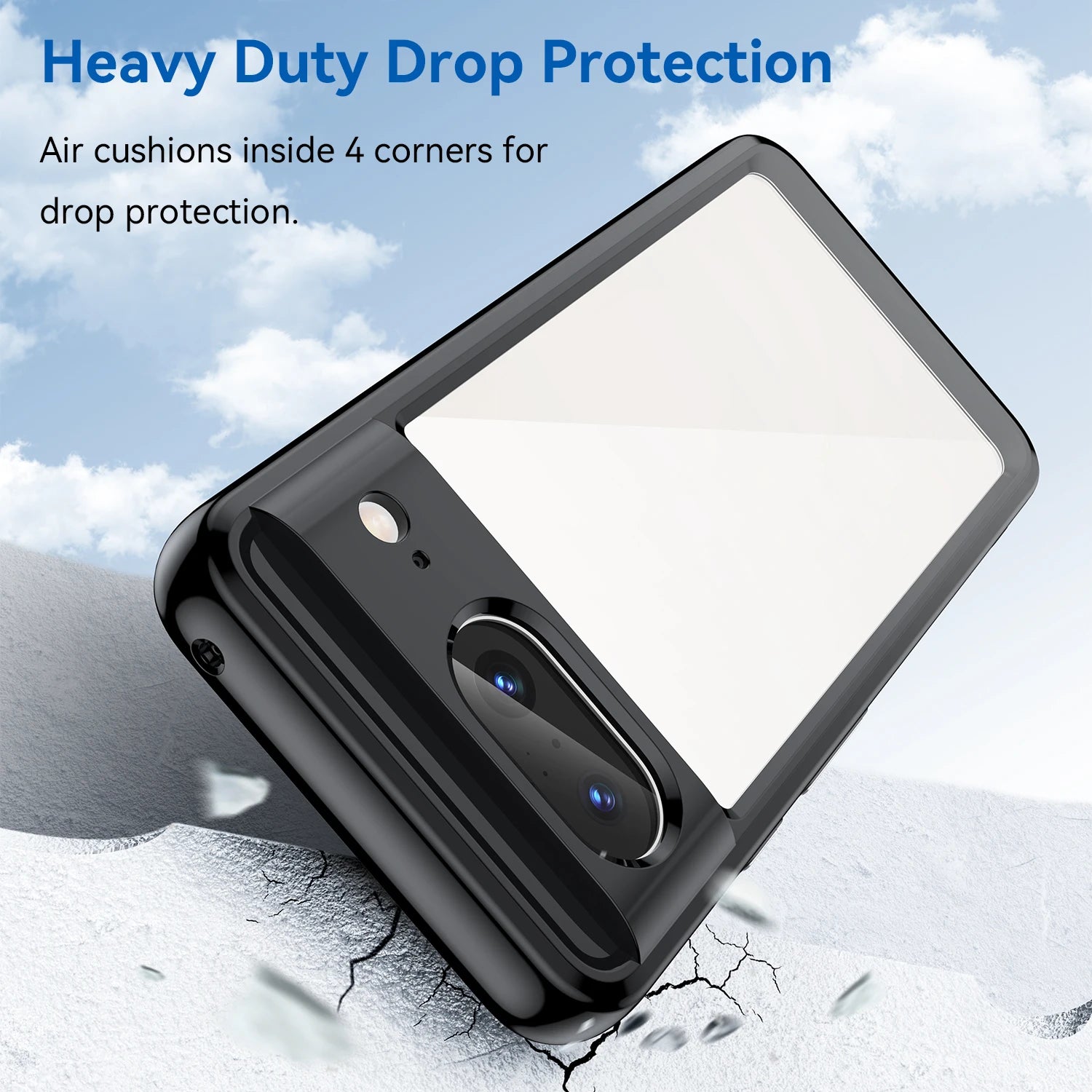 Hard Translucent Shockproof Bumper Google Case - DealJustDeal