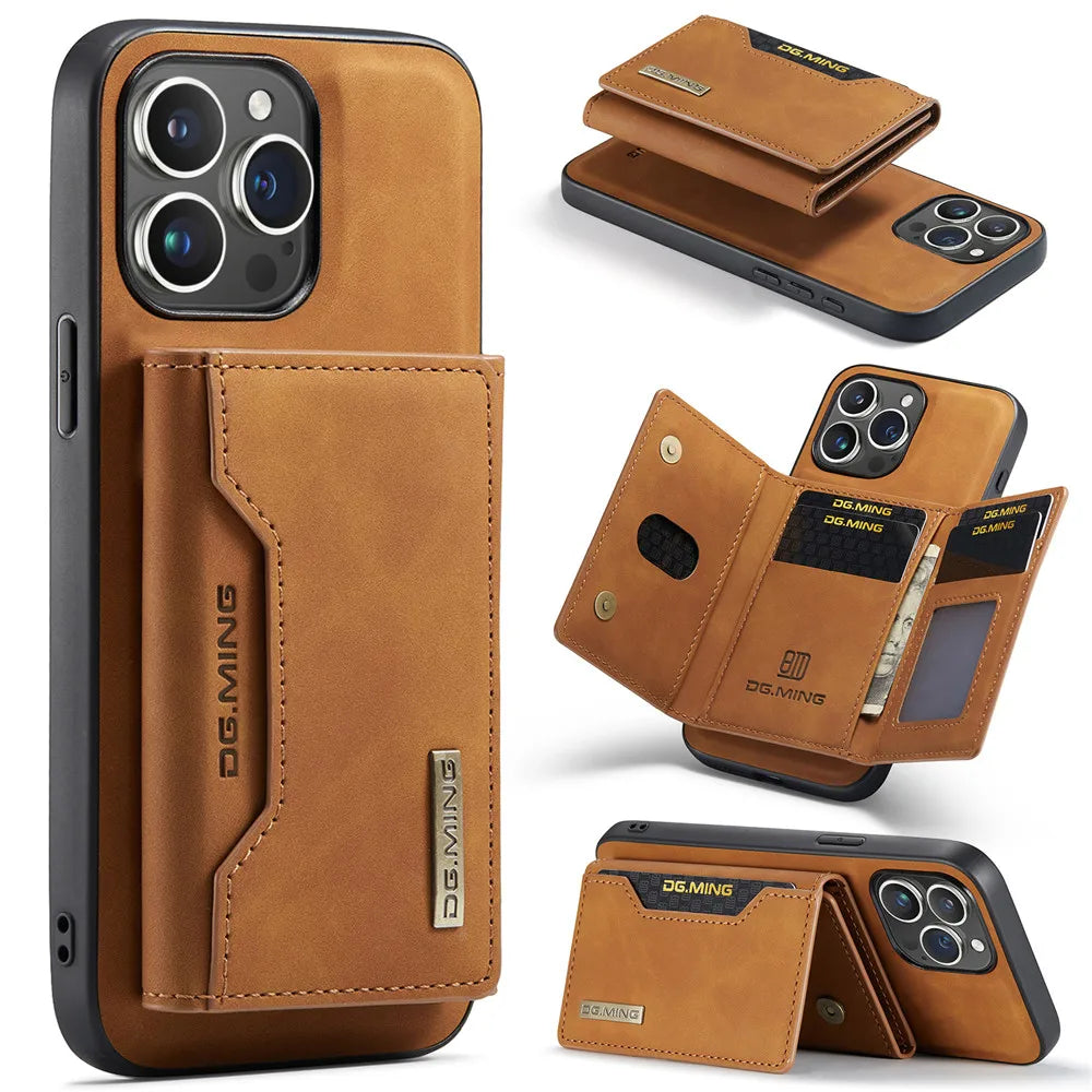 Detachable Magnetic Leather iPhone Case - DealJustDeal