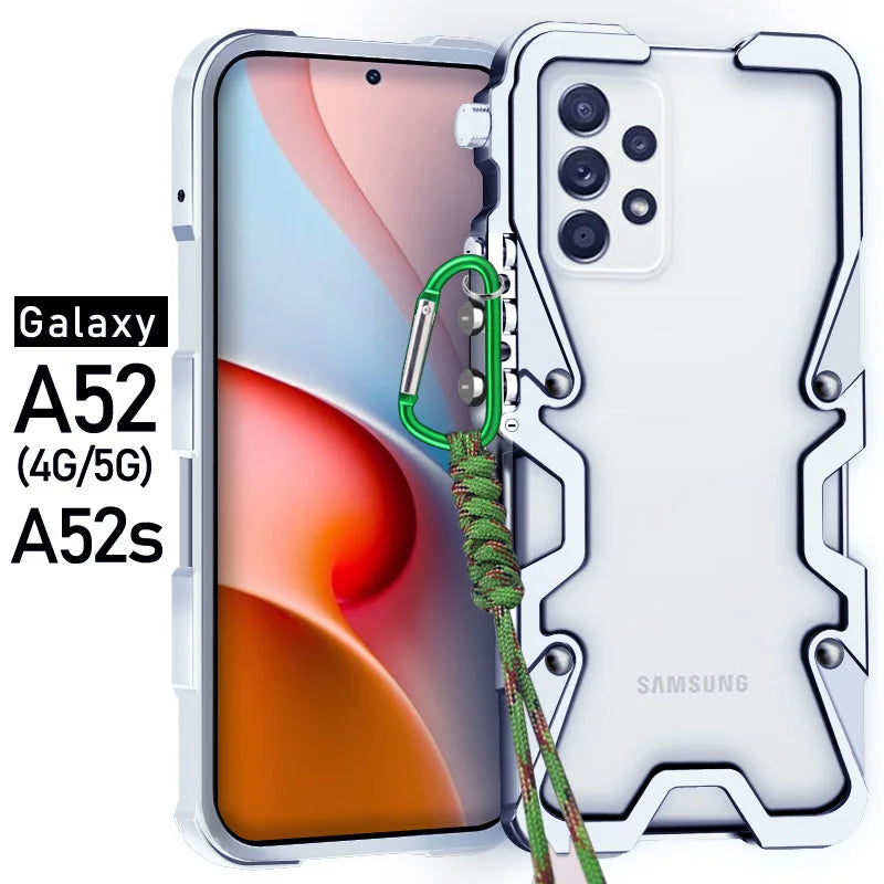 galaxy Metal Bumper Fashion Robot arm galaxy A, M and S Case - DealJustDeal